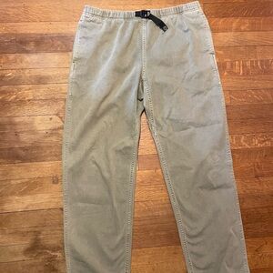 Gramicci men’s large hiking pants with adjustable belt